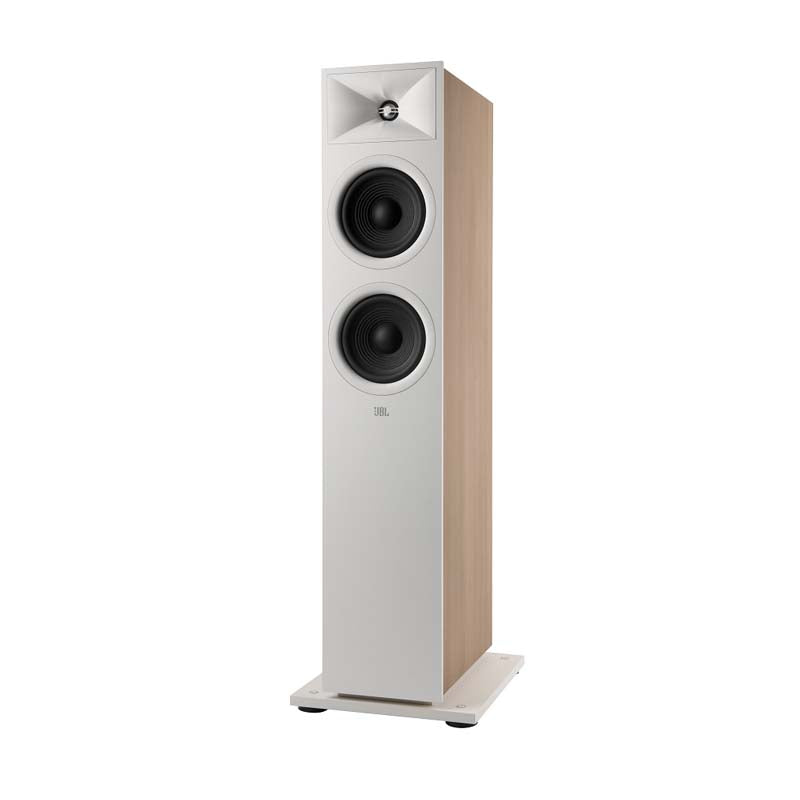 JBL 260F 2.5-Way Dual 6.5-inch Single Floorstand Speaker - White - White