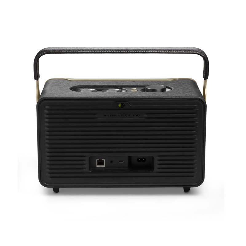 JBL Authentics 300 Portable Smart Home Bluetooth Speaker with Wi-Fi - Black - Black
