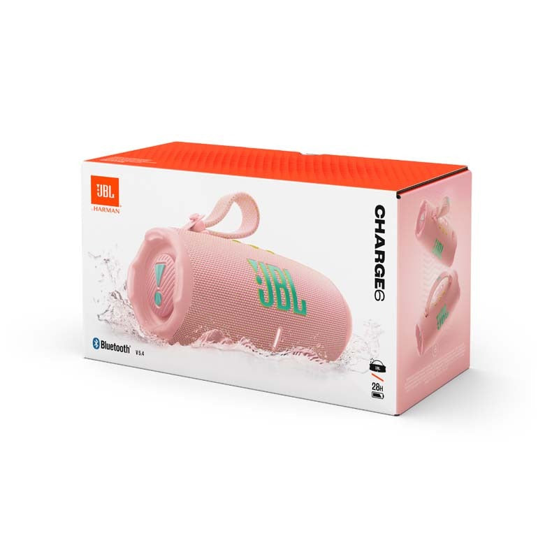 JBL Charge 6 Portable Bluetooth Speaker - Pink - Pink