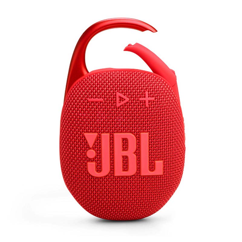 JBL Clip 5 Ultra Portable Waterproof Bluetooth Speaker - Red - Red