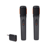 JBL Digital Wireless Microphones for PartyBox Speakers - Black - Black