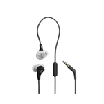 JBL Endurance Run 3 WIred Aux In Ear Headphone - Black - Black