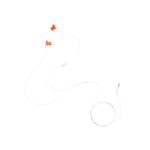 JBL Endurance Run 3 Wired Aux In Ear Headphone - White - White