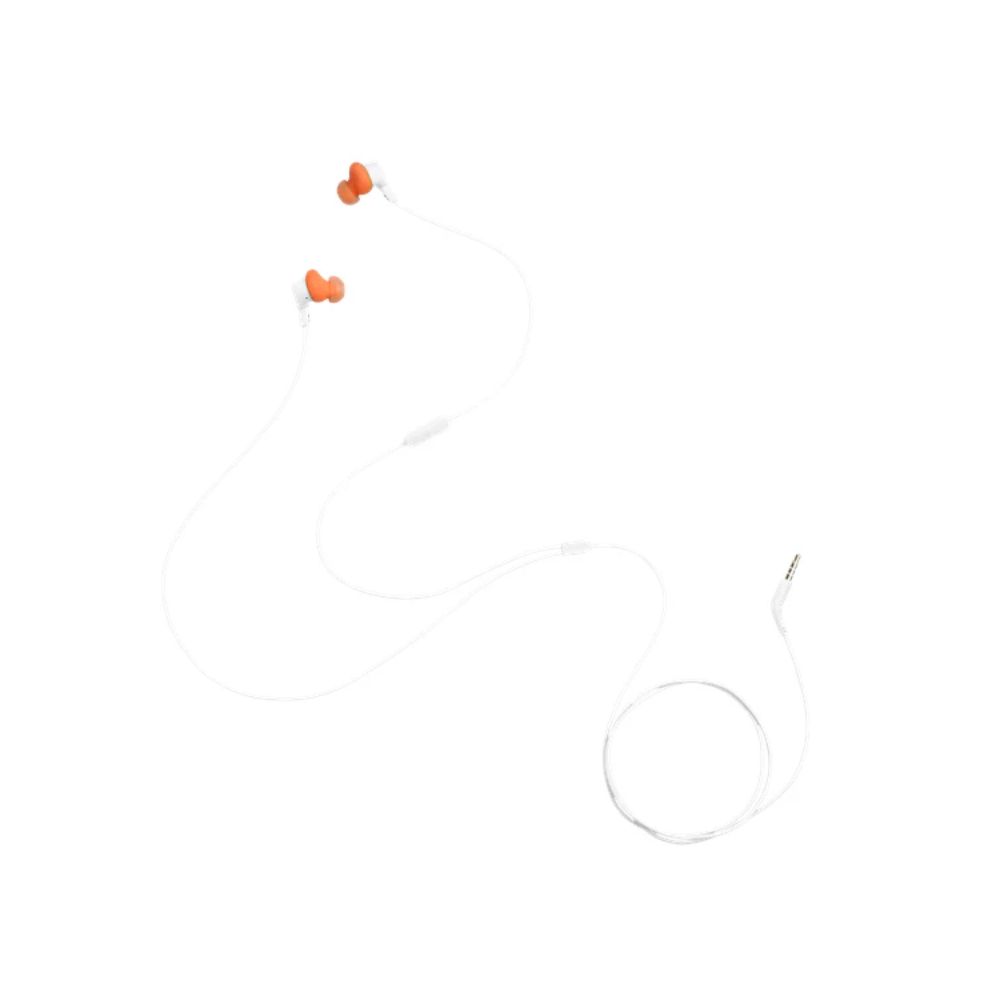 JBL Endurance Run 3 Wired Aux In Ear Headphone - White - White