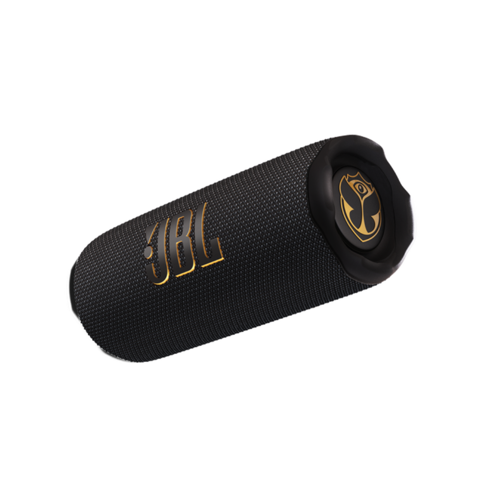 JBL Flip 7 TML Portable Bluetooth Speaker - Tomorrowland - Black / Gold