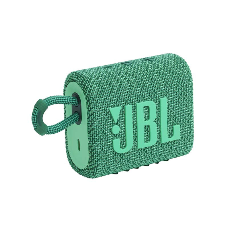 JBL Go 3 Eco Portable Waterproof Bluetooth Speaker - Green - Green