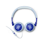 JBL Junior 320 Wired On-Ear Kids Headphones With Mic - Blue - Blue