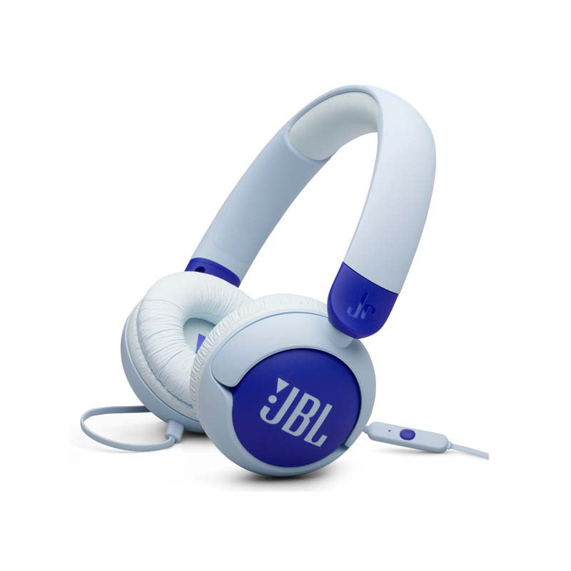 JBL Junior 320 Wired On-Ear Kids Headphones With Mic - Blue - Blue