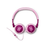 JBL Junior 320 Wired On-Ear Kids Headphones With Mic - Purple - Purple