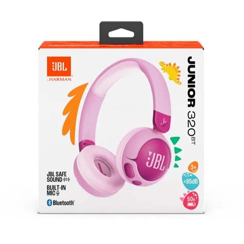 JBL Junior 320BT Wireless On-Ear Kids Headphones - Purple - Purple