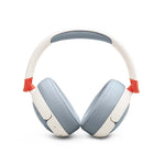 JBL Junior 470NC Wireless Over-Ear Noise Cancelling Headphones For Kids - White - White