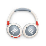 JBL Junior 470NC Wireless Over-Ear Noise Cancelling Headphones For Kids - White - White