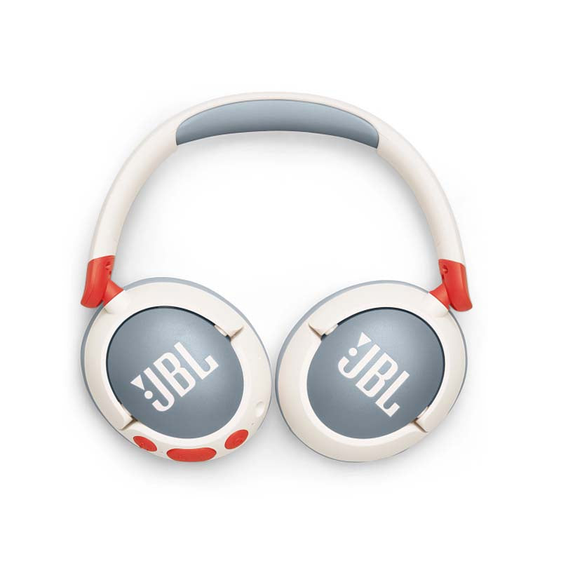 JBL Junior 470NC Wireless Over-Ear Noise Cancelling Headphones For Kids - White - White