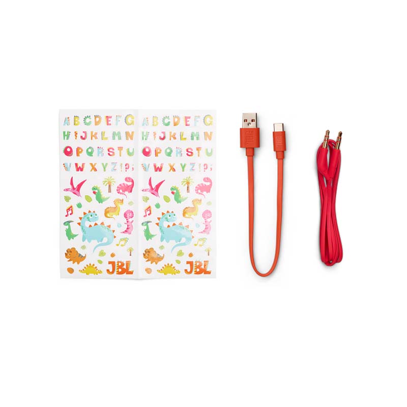 JBL Junior 470NC Wireless Over-Ear Noise Cancelling Headphones For Kids - Pink - Pink
