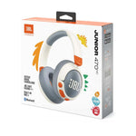 JBL Junior 470NC Wireless Over-Ear Noise Cancelling Headphones For Kids - White - White