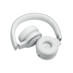 JBL Live 670NC Wireless Bluetooth On-Ear Noise Cancelling Headphones - White - White