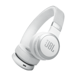 JBL Live 670NC Wireless Bluetooth On-Ear Noise Cancelling Headphones - White - White