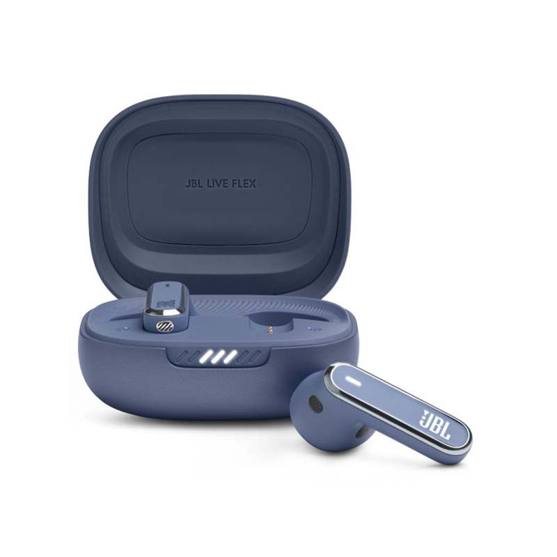 JBL Live Flex True Wireless Noise Cancelling Earbuds - Blue - Blue