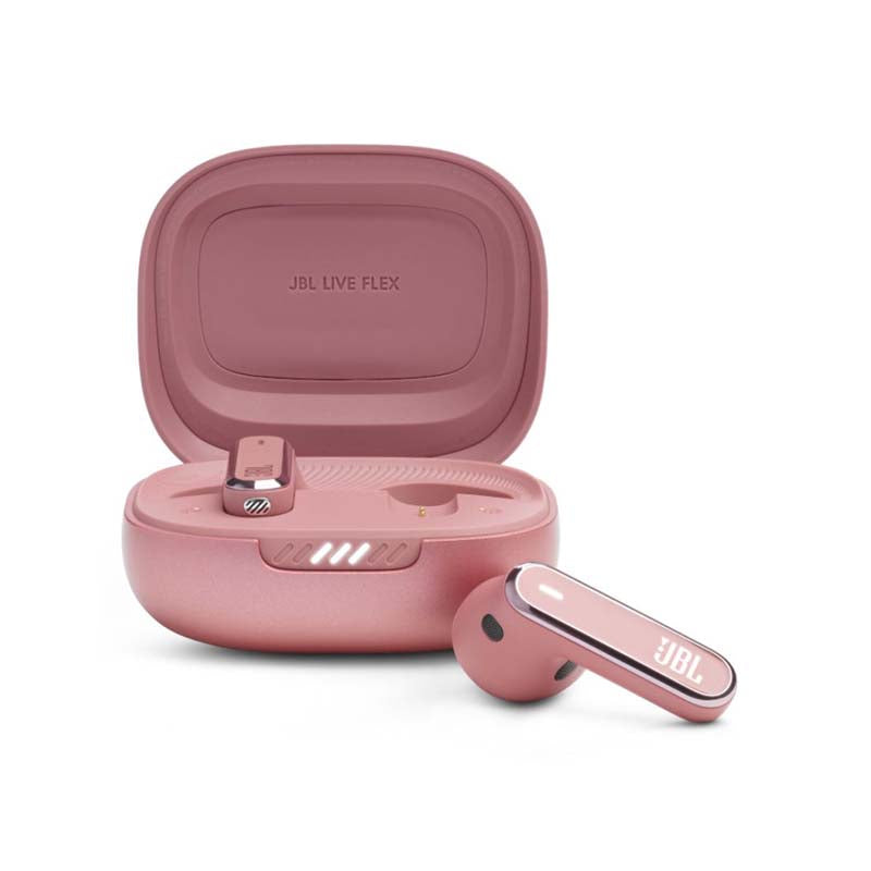 JBL Live Flex True Wireless Noise Cancelling Earbuds - Rose - Pink