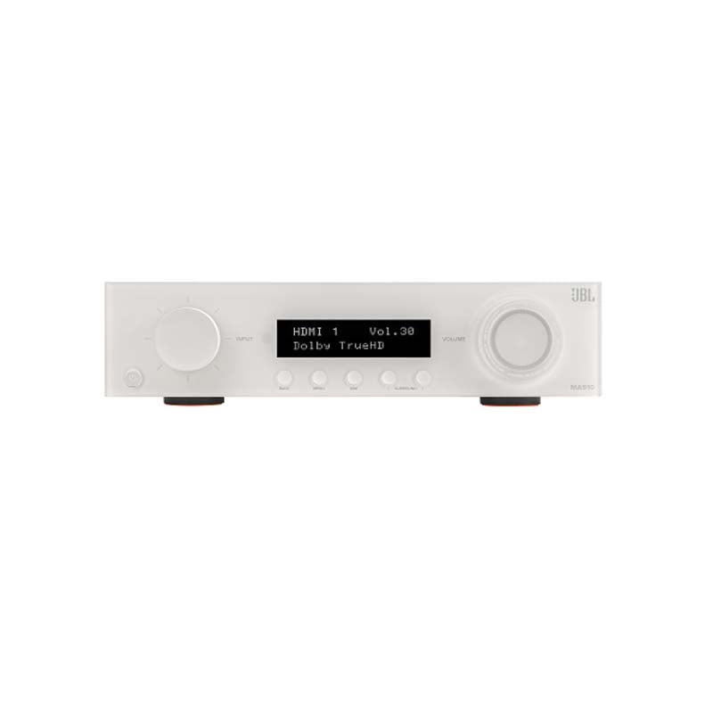 JBL MA510 5.2-Channel 8K AV Receiver - White - White
