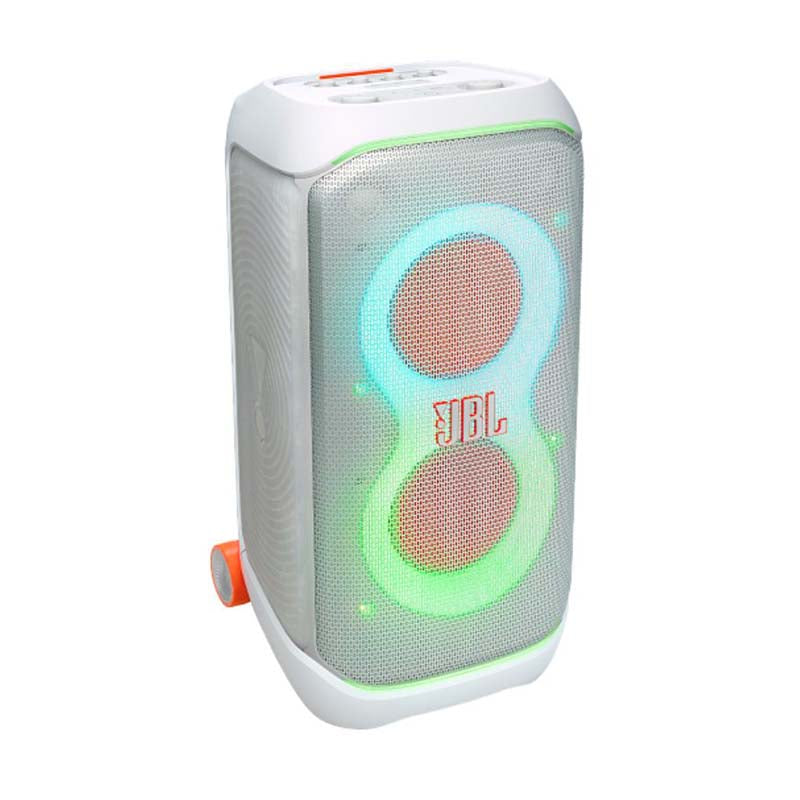 JBL Partybox Stage 320 Portable Party Speaker with Wheels - White - White