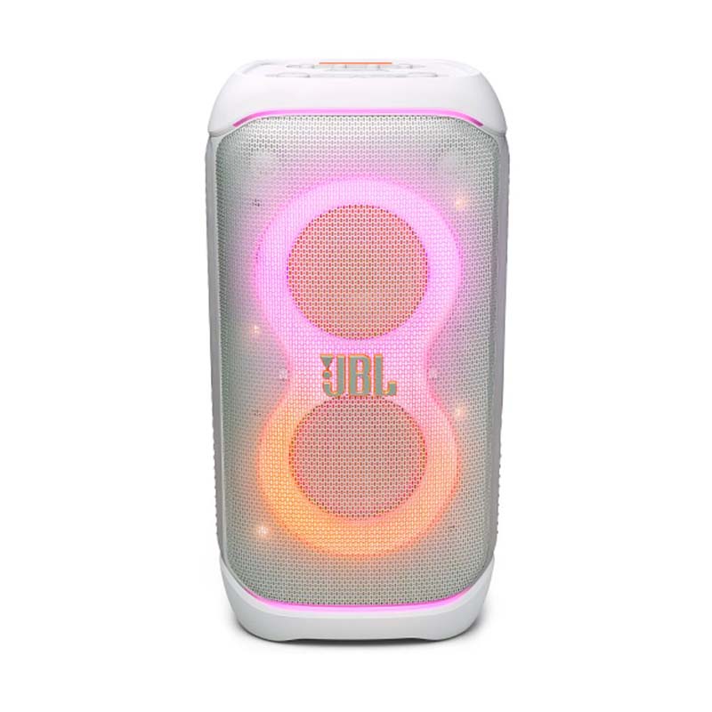 JBL Partybox Stage 320 Portable Party Speaker with Wheels - White - White
