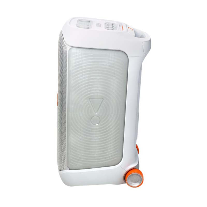 JBL Partybox Stage 320 Portable Party Speaker with Wheels - White - White