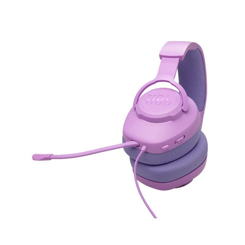 JBL Quantum 100M2 Wired Over-Ear Gaming Headset with Detachable Mic - Purple - Purple