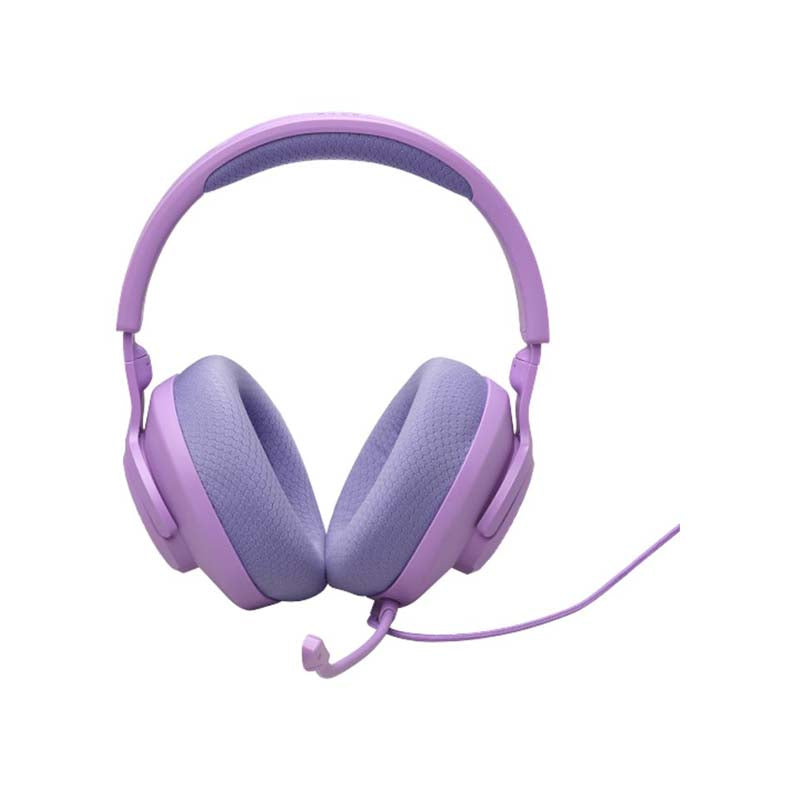 JBL Quantum 100M2 Wired Over-Ear Gaming Headset with Detachable Mic - Purple - Purple