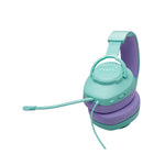 JBL Quantum 100M2 Wired Over-Ear Gaming Headset with Detachable Mic - Cyan - Green