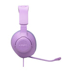JBL Quantum 100M2 Wired Over-Ear Gaming Headset with Detachable Mic - Purple - Purple