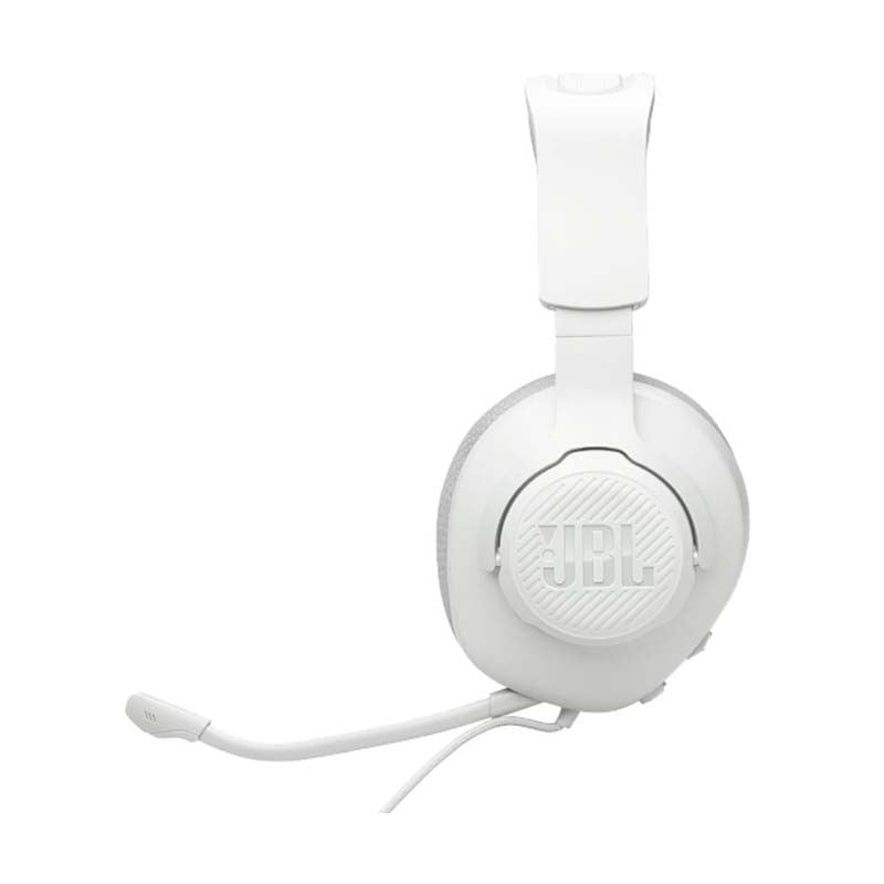 JBL Quantum 100M2 Wired Over-Ear Gaming Headset with Detachable Mic - White - White