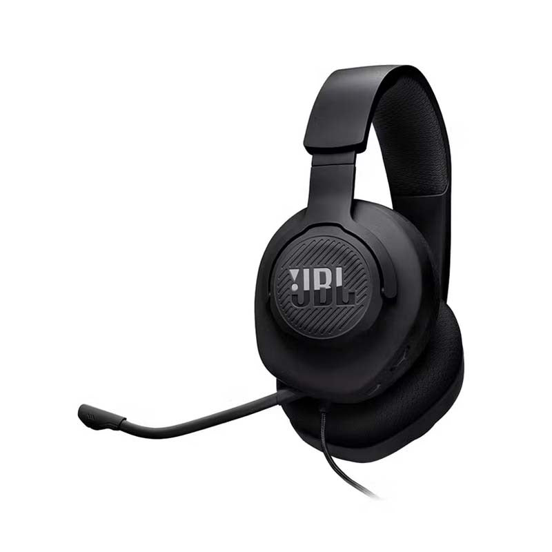 JBL Quantum 100M2 Wired Over-Ear Gaming Headset with Detachable Mic - Black - Black