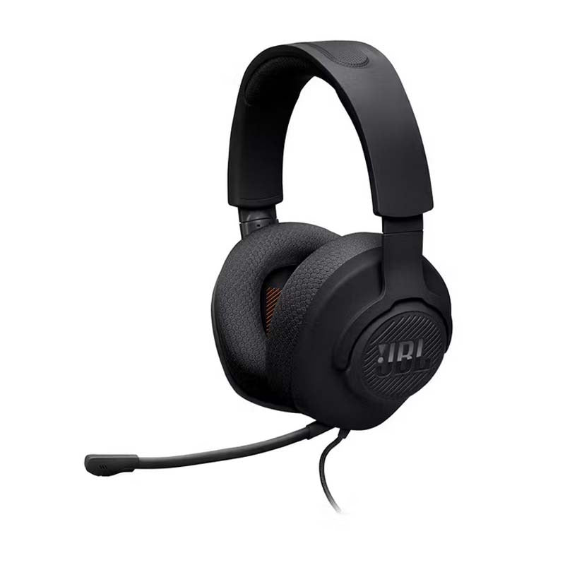JBL Quantum 100M2 Wired Over-Ear Gaming Headset with Detachable Mic - Black - Black