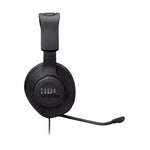 JBL Quantum 100M2 Wired Over-Ear Gaming Headset with Detachable Mic - Black - Black