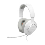 JBL Quantum 100M2 Wired Over-Ear Gaming Headset with Detachable Mic - White - White