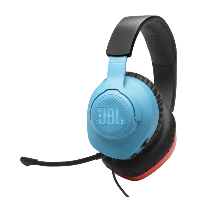 JBL Quantum 100N Wired Gaming Over Ear Headphones - Black - Black