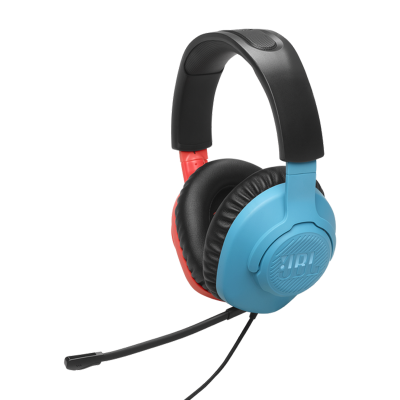 JBL Quantum 100N Wired Gaming Over Ear Headphones - Black - Black