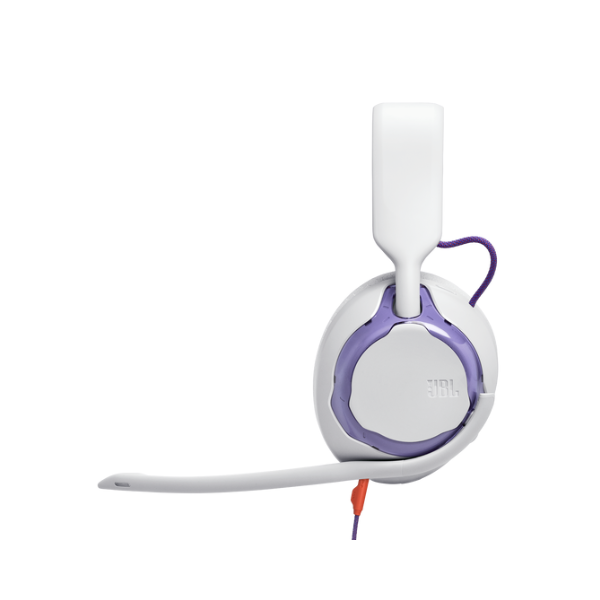 JBL Quantum 250 Wired Gaming Over Ear Headphone - White - White