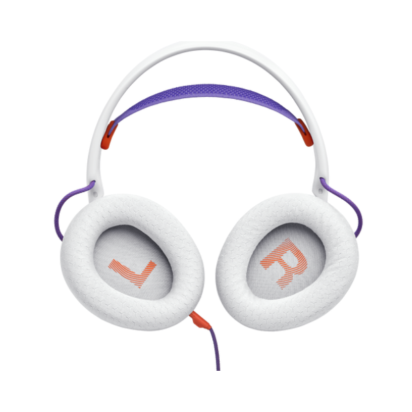 JBL Quantum 250 Wired Gaming Over Ear Headphone - White - White