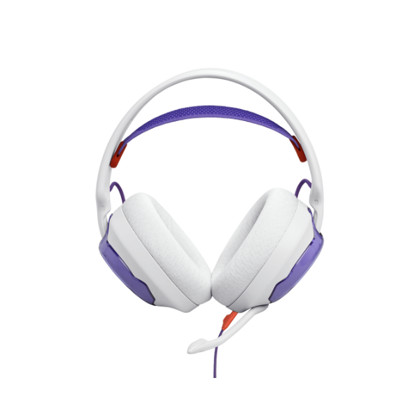 JBL Quantum 250 Wired Gaming Over Ear Headphone - White - White