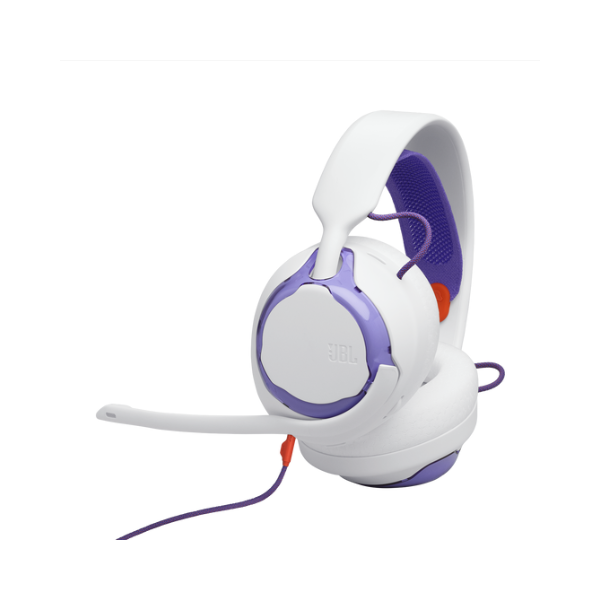 JBL Quantum 250 Wired Gaming Over Ear Headphone - White - White