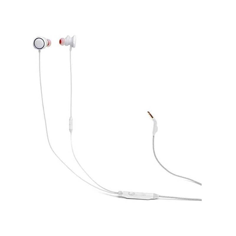 JBL Quantum 50C Wired In-Ear Gaming Earbuds With USB-C Adapter - White - White