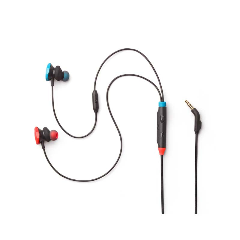 JBL Quantum 50N Wired In-Ear Gaming Earbuds With Volume Slider and Mic Mute - Black