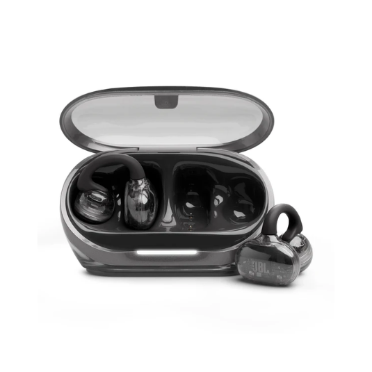 JBL Soundgear Clip TWS Open Ear Headphone - Black - Black