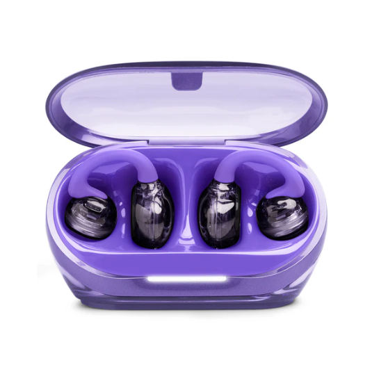 JBL Soundgear Clip TWS Open Ear Headphone - Purple - Purple