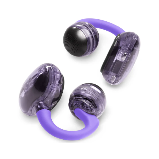 JBL Soundgear Clip TWS Open Ear Headphone - Purple - Purple