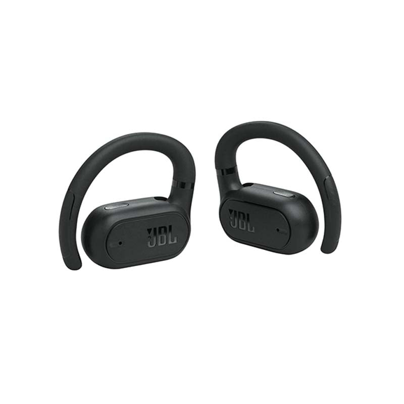 JBL Soundgear Sense True Wireless Open Ear Earbuds - Black - Black