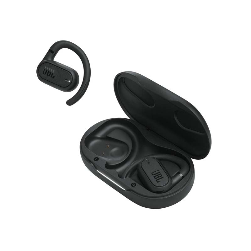 JBL Soundgear Sense True Wireless Open Ear Earbuds - Black - Black