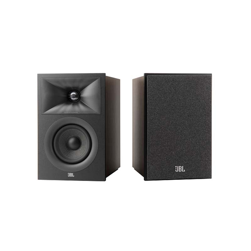 JBL Stage 240B Pair of Bookshelf Speakers - Black - Black